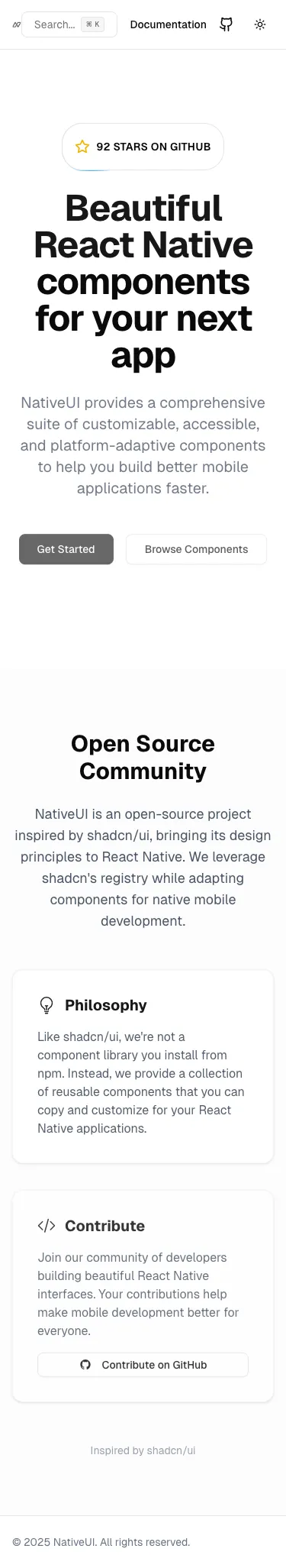 Native UI preview